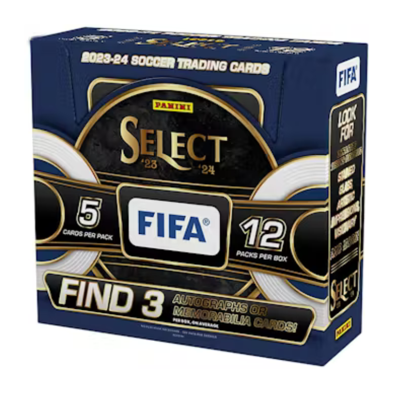 2023/24 Panini Select FIFA Soccer Hobby 12 Box Case image 0