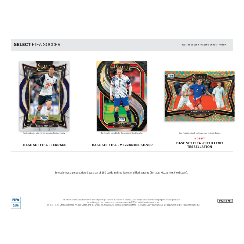 2024/25 Panini Select FIFA Soccer Hobby Box image 2