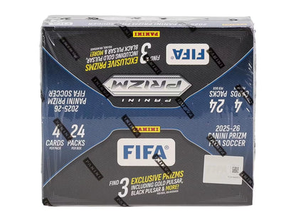 2025-26 Panini Prizm FIFA Soccer 24-Pack Retail 20-Box Case