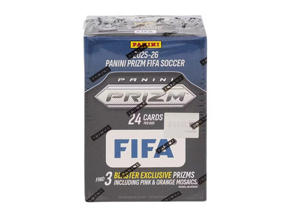 2025-26 Panini Prizm FIFA Soccer Blaster 20-Box Case (Pink & Orange Mosaics!)