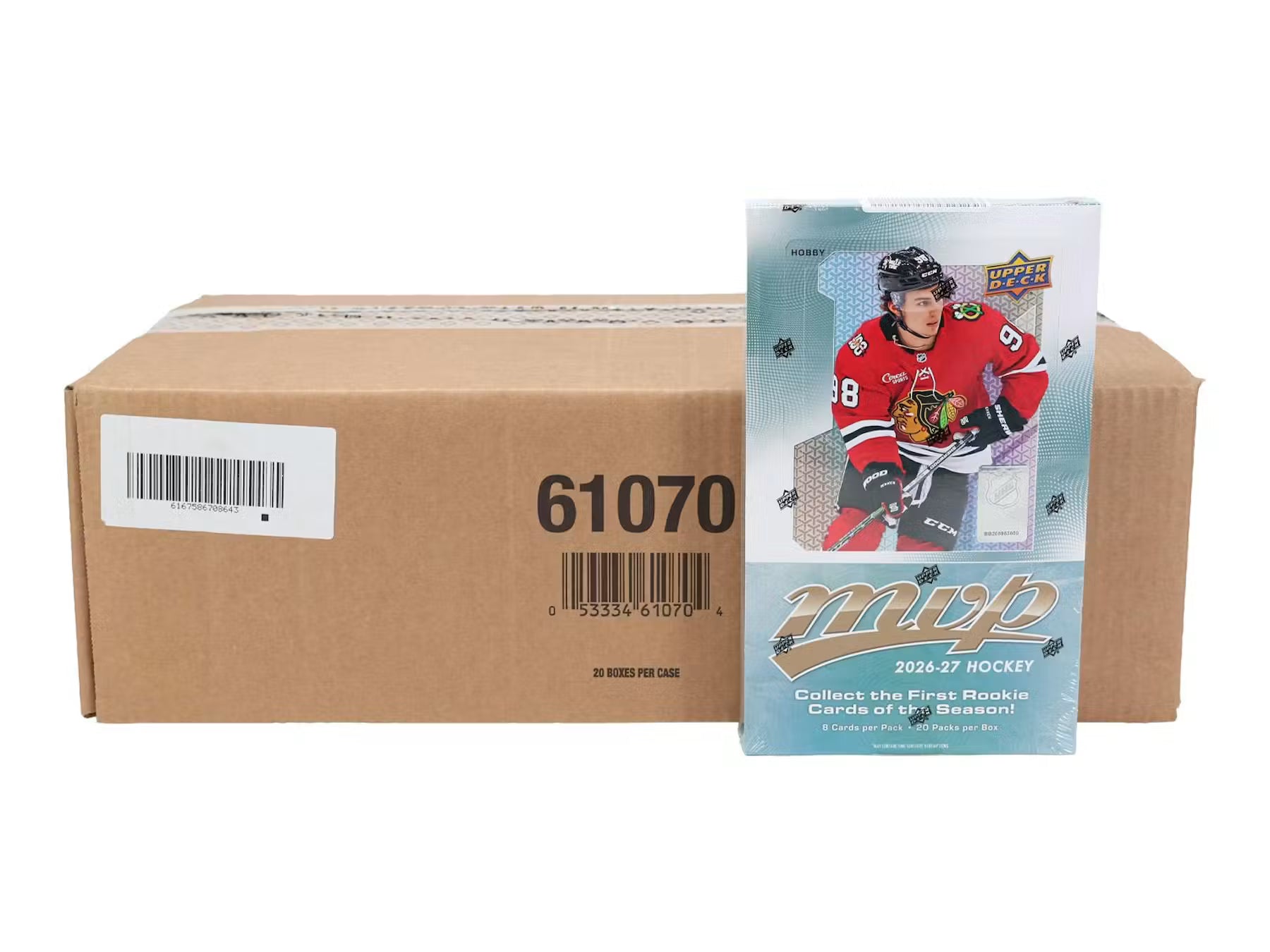 2026-27 Upper Deck MVP Hockey Hobby 20-Box Case