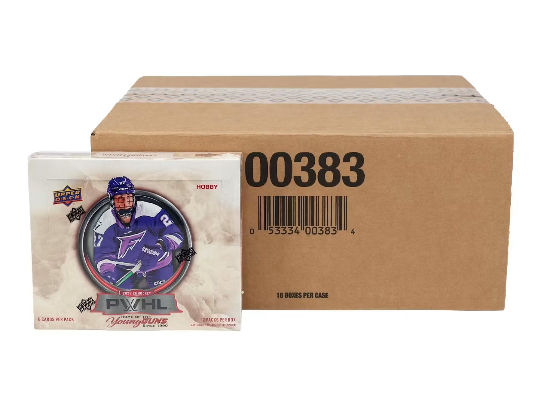 2025-26 Upper Deck PWHL Hockey Hobby 16-Box Case