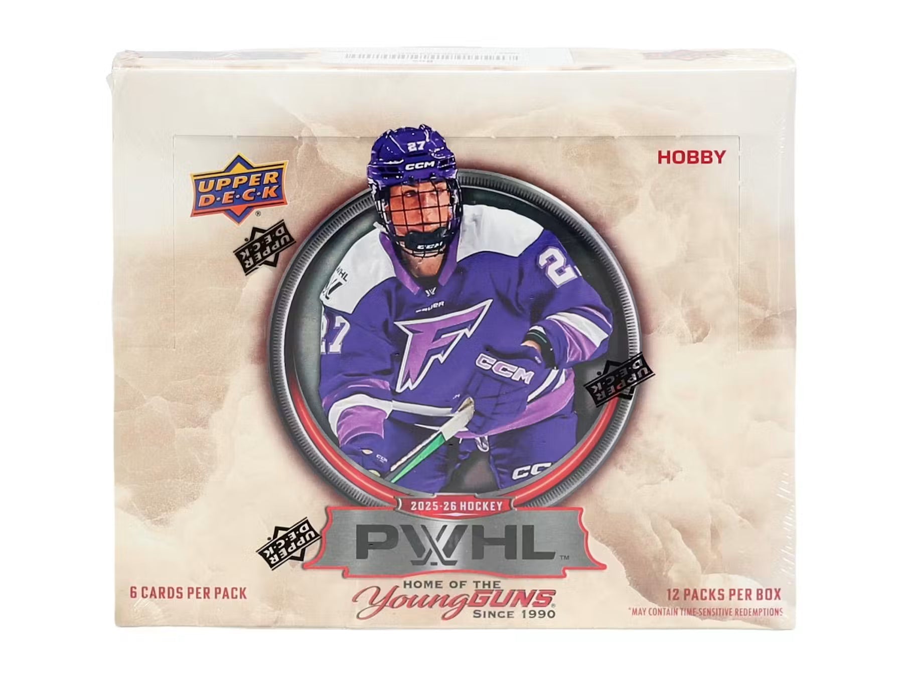 2025-26 Upper Deck PWHL Hockey Hobby 16-Box Case