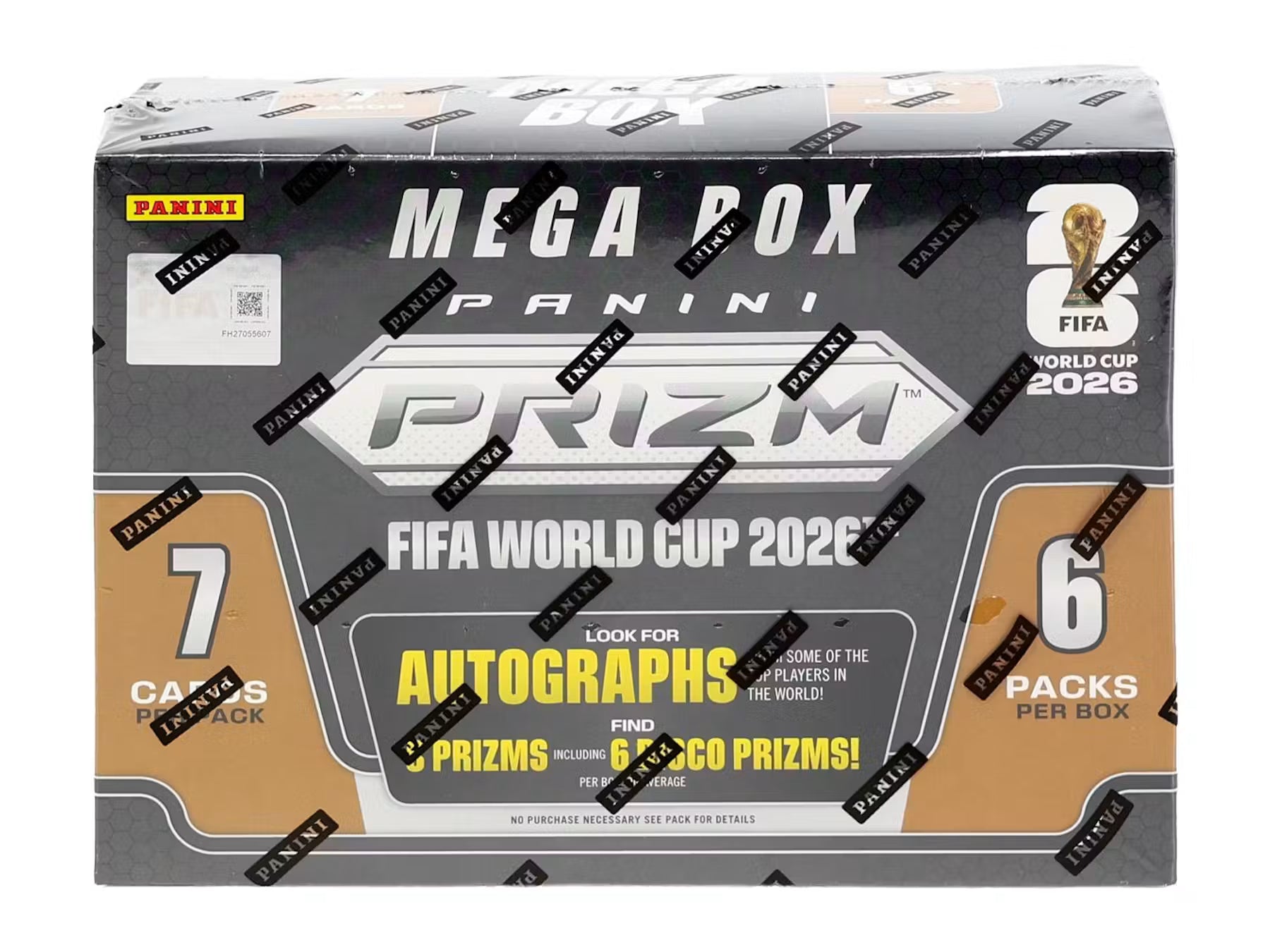 2026 Panini Prizm FIFA World Cup Soccer Mega Hobby 20-Box Case