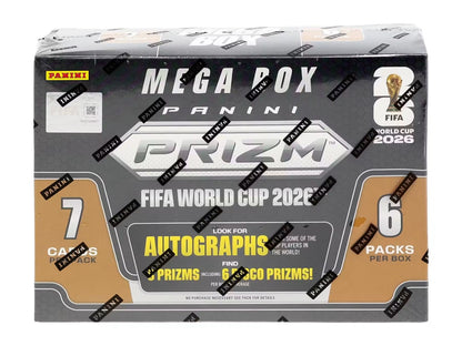2026 Panini Prizm FIFA World Cup Soccer Mega Hobby 20-Box Case