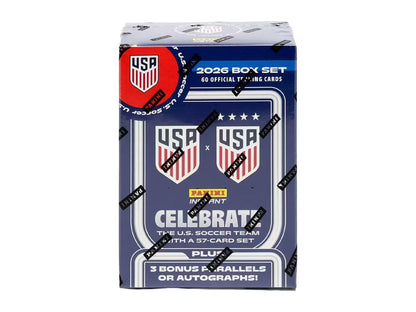 2025-26 Panini USMNT & USWMNT Soccer Box 20-Set Case