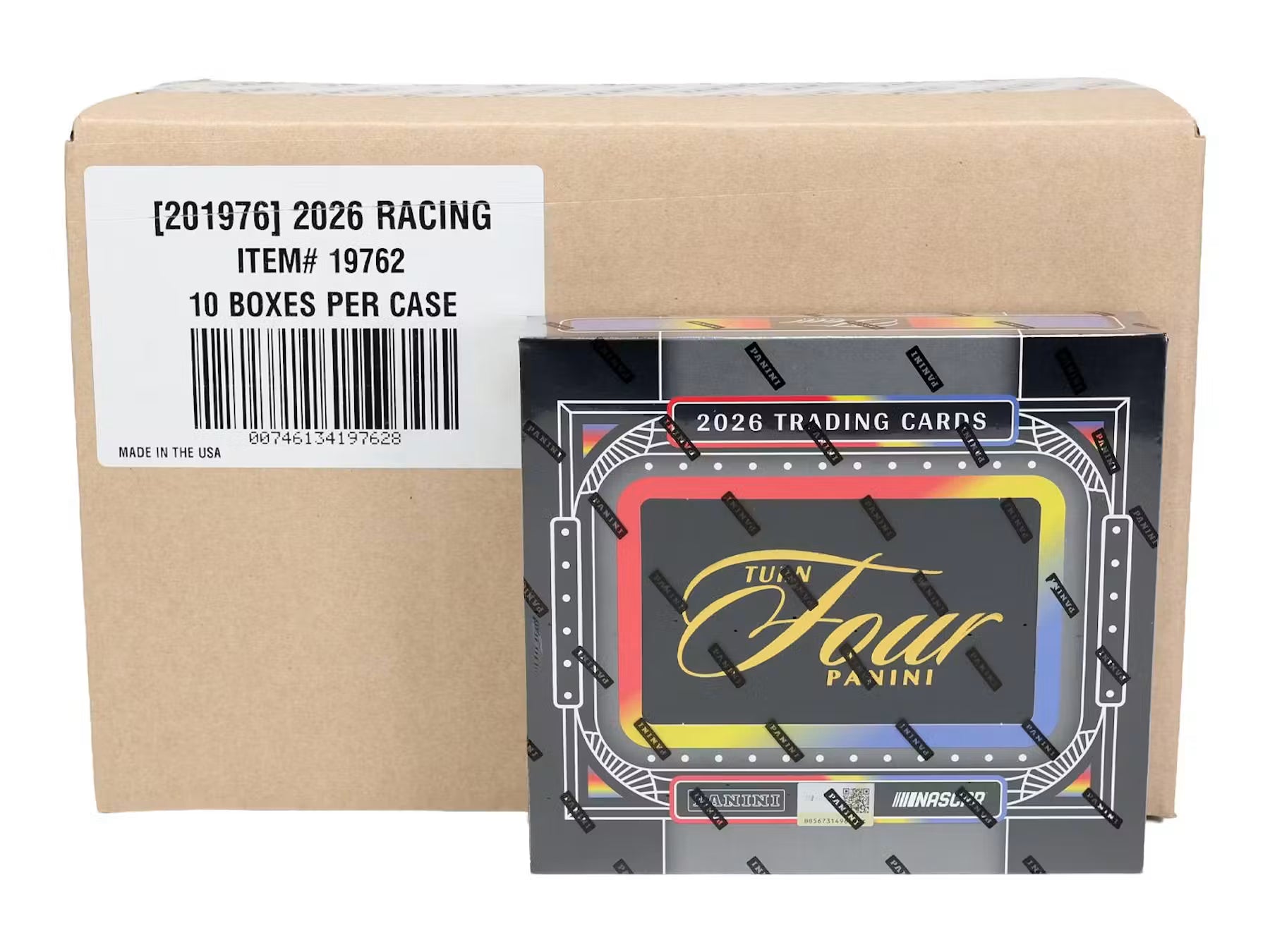 2026 Panini Turn Four Racing Hobby 10-Box Case