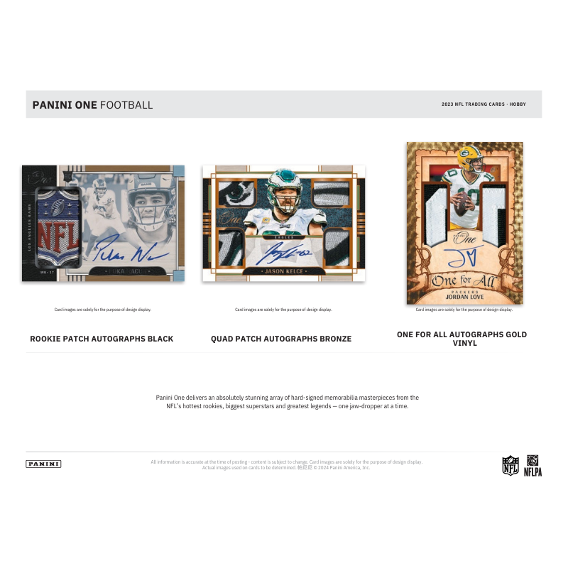 2023 Panini One Football Hobby Box image 2