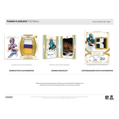2024 Panini Flawless Football Hobby 2 Box Case image 1