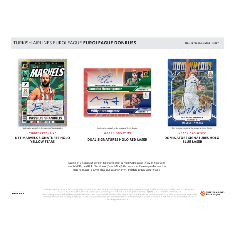 2024/25 Panini Donruss Euroleague Basketball Hobby 12 Box Case image 2