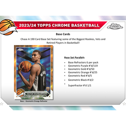 2023/24 Topps Chrome Basketball Breaker’s Delight Box image 2