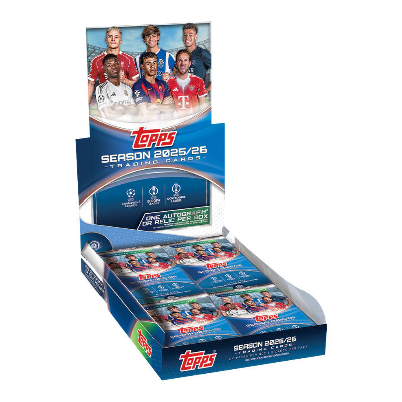 2025/26 Topps UEFA Club Competitions Soccer Hobby 12 Box Case image 0