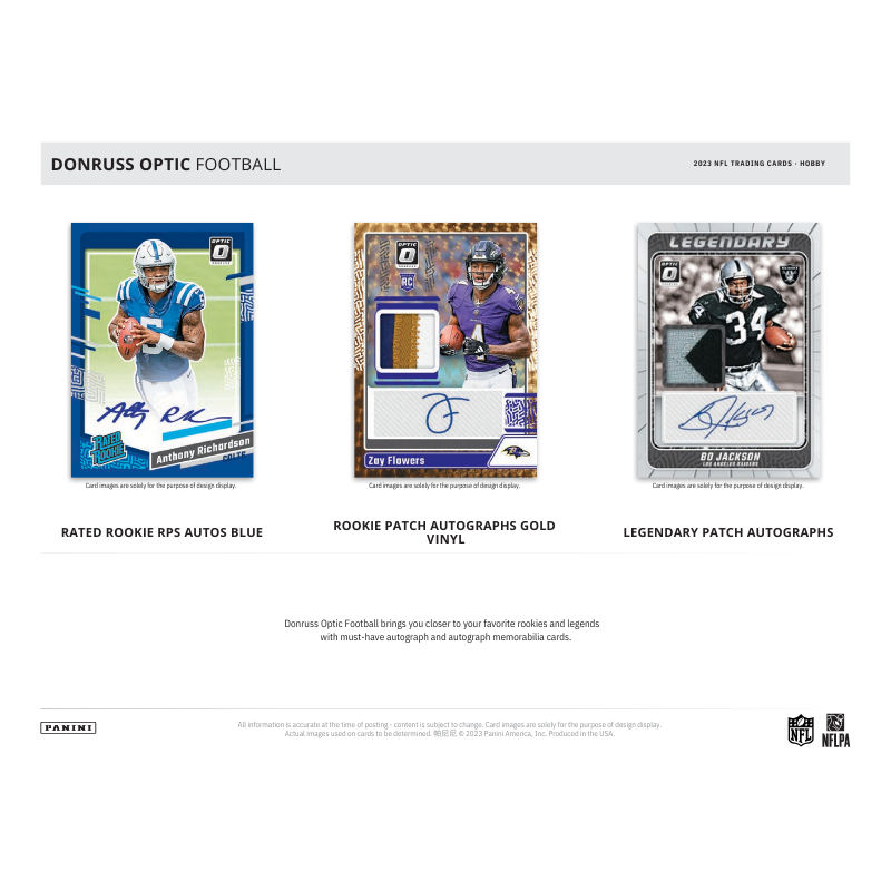 2023 Panini Donruss Optic Football Hobby 12 Box Case image 3