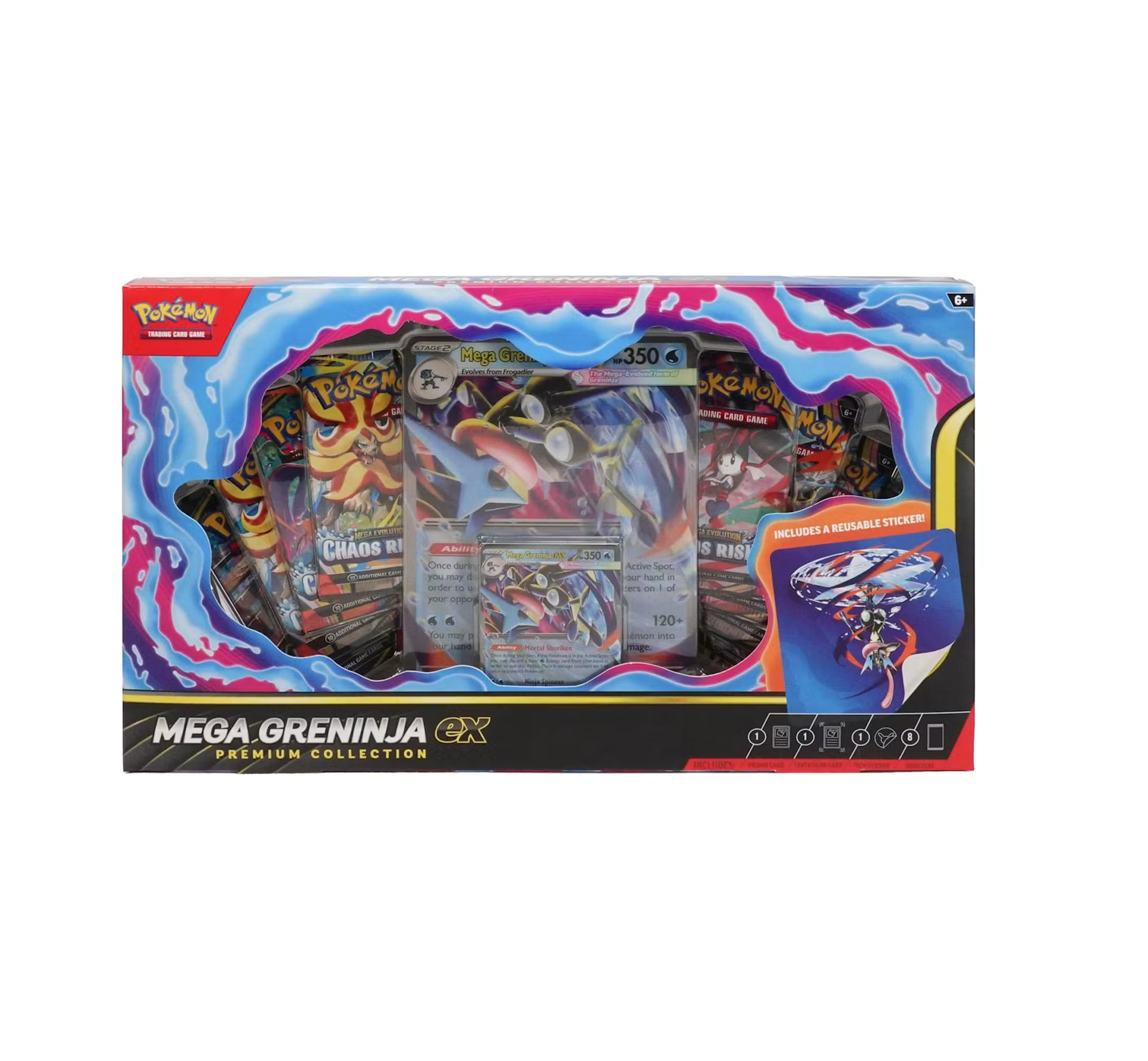 Pokemon Mega Greninja ex Premium Collection 6-Box Case