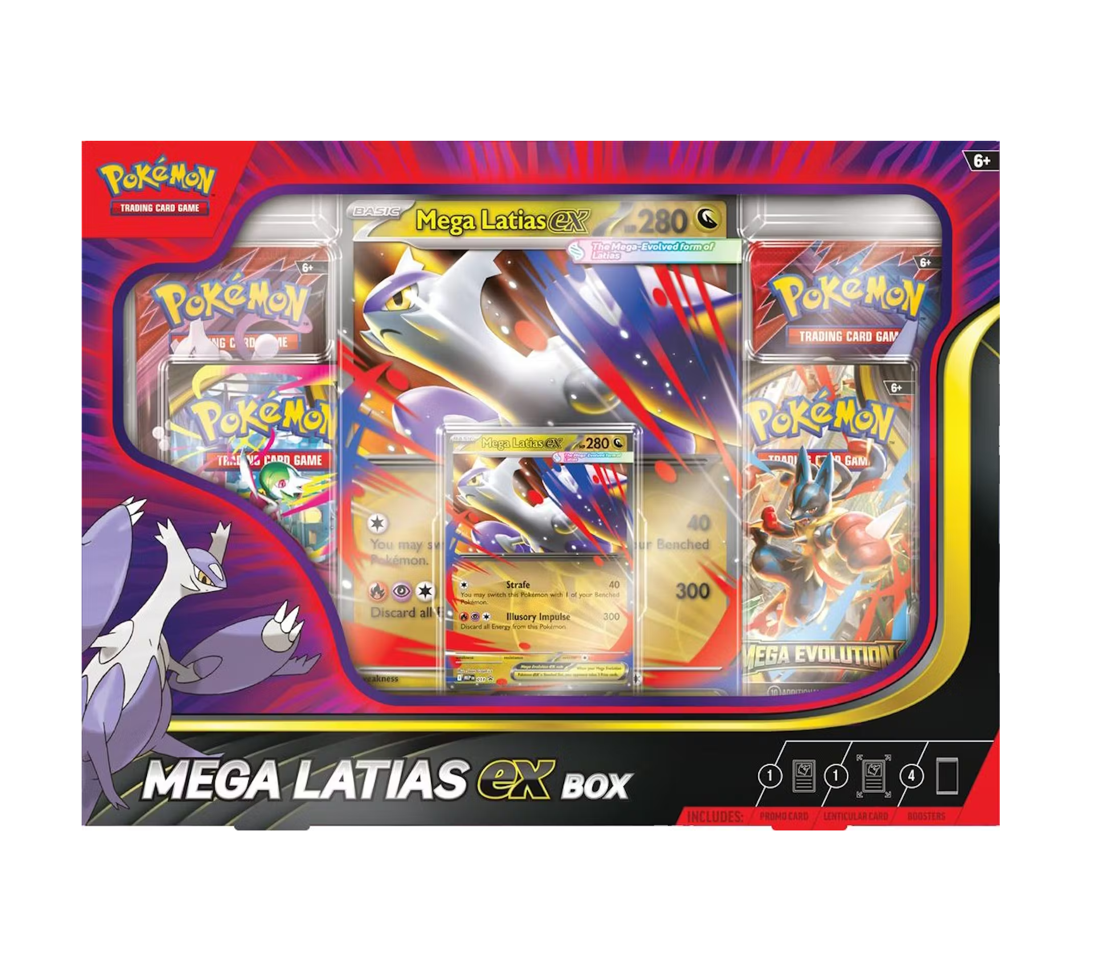 Pokemon Mega Latias EX 6-Box Case