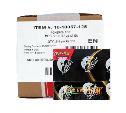 Pokemon Mega Evolution Non-Enhanced Booster 6-Box Case