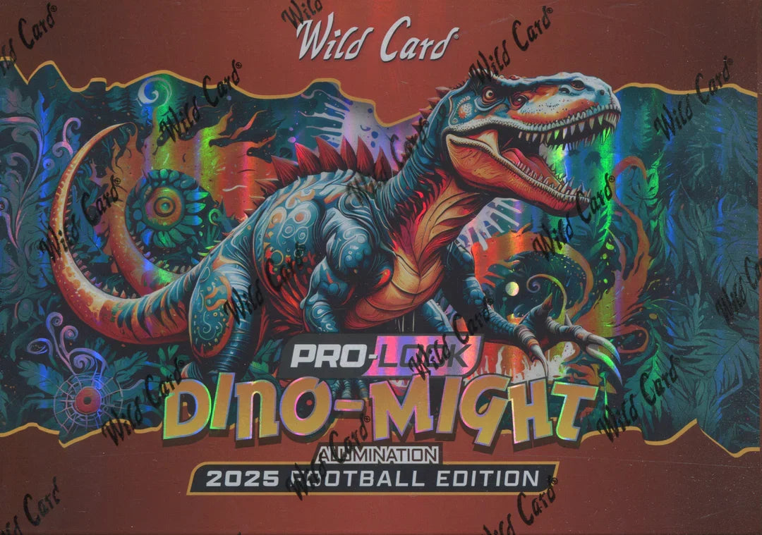 2025 Wild Card Dino-Might Football Hobby 20-Box Case