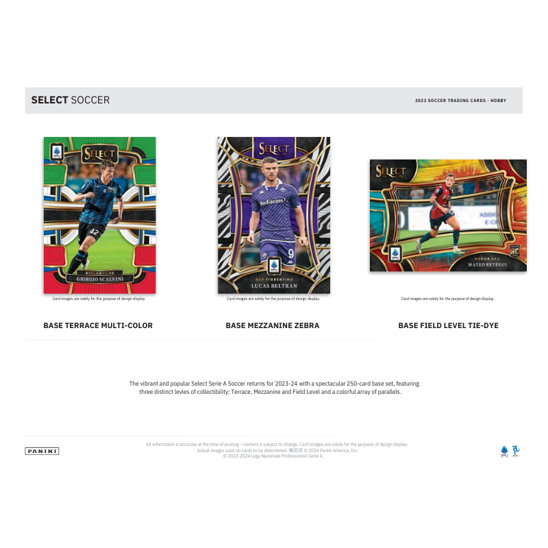 2023/24 Panini Select Serie A Soccer Hobby Box image 2