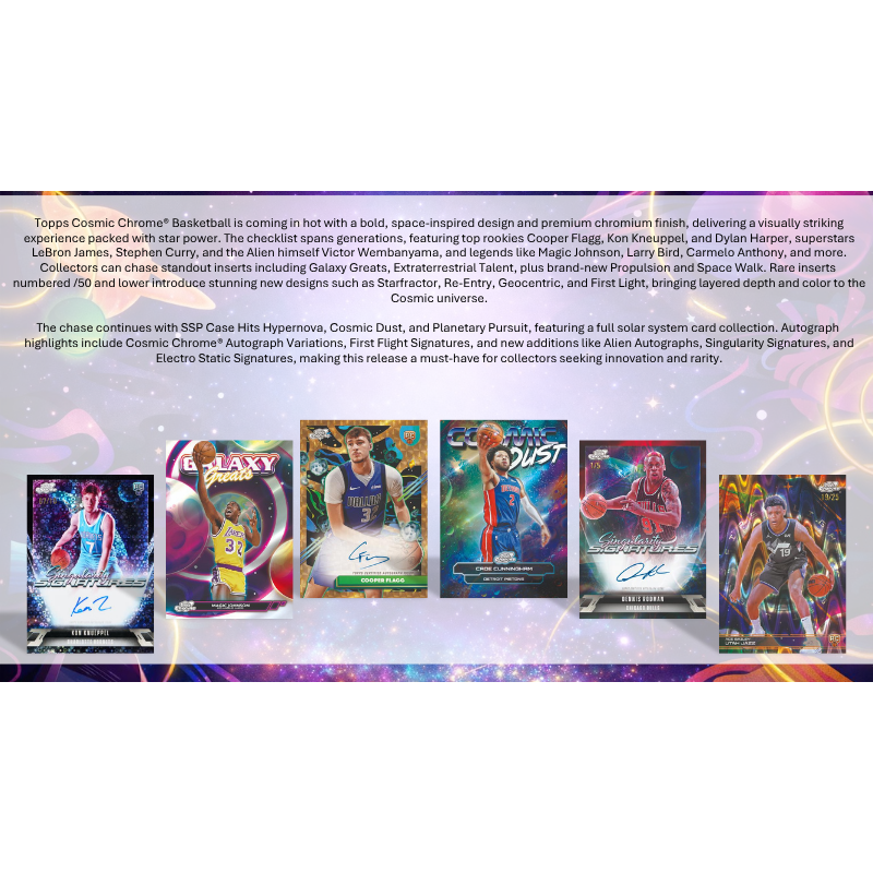 2025/26 Topps Cosmic Chrome Basketball Hobby Box image 2