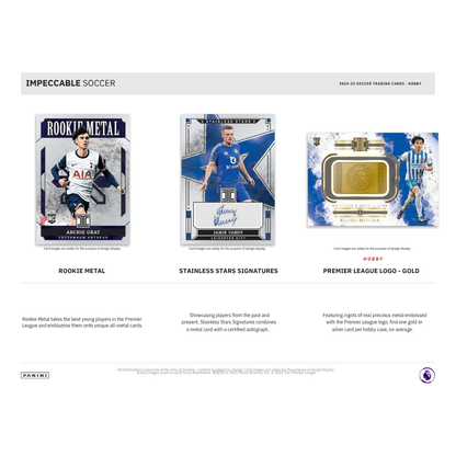 2024/25 Panini Impeccable Soccer Hobby Box image 3