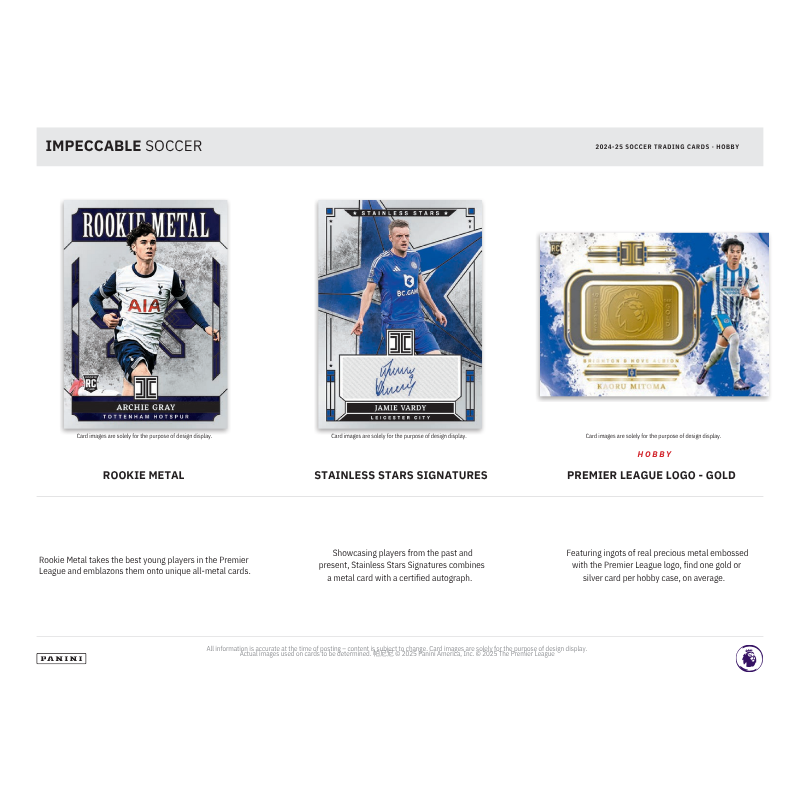 2024/25 Panini Impeccable Soccer Hobby Box image 3