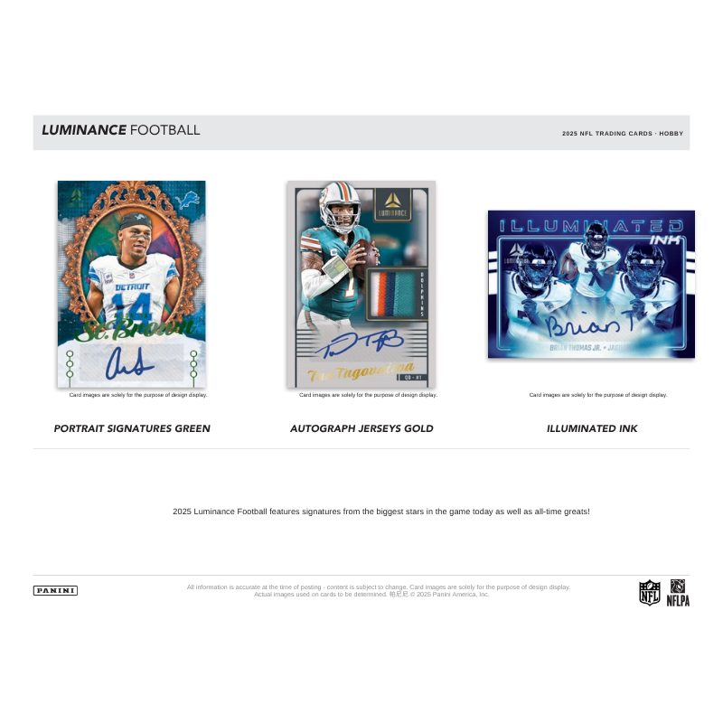 2025 Panini Luminance Football Hobby Box image 3