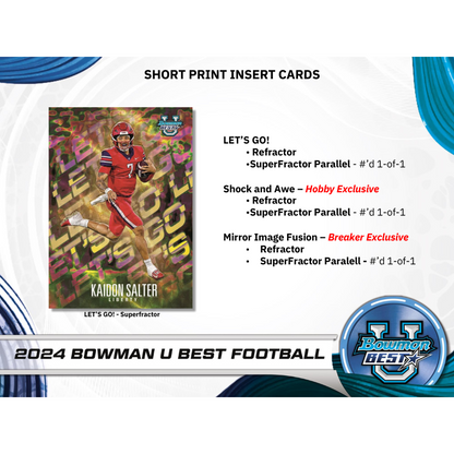 2024 Bowman University Best Football Breaker’s Delight Box image 5