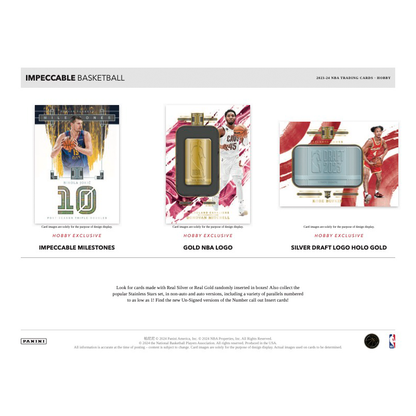2023/24 Panini Impeccable Basketball Hobby 3 Box Case image 4