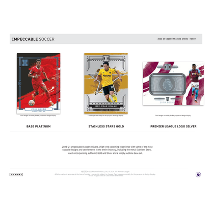 2023/24 Panini Impeccable Soccer Hobby Box image 2