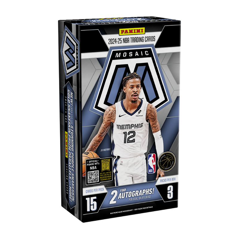2024/25 Panini Mosaic Basketball Hobby 12 Box Case image 0