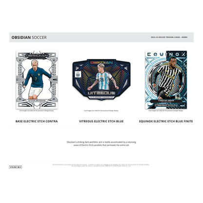 2023/24 Panini Obsidian Soccer Hobby Box image 2