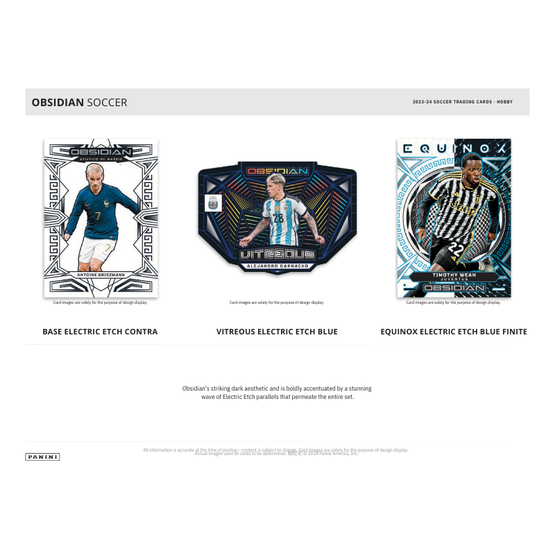2023/24 Panini Obsidian Soccer Hobby Box image 2