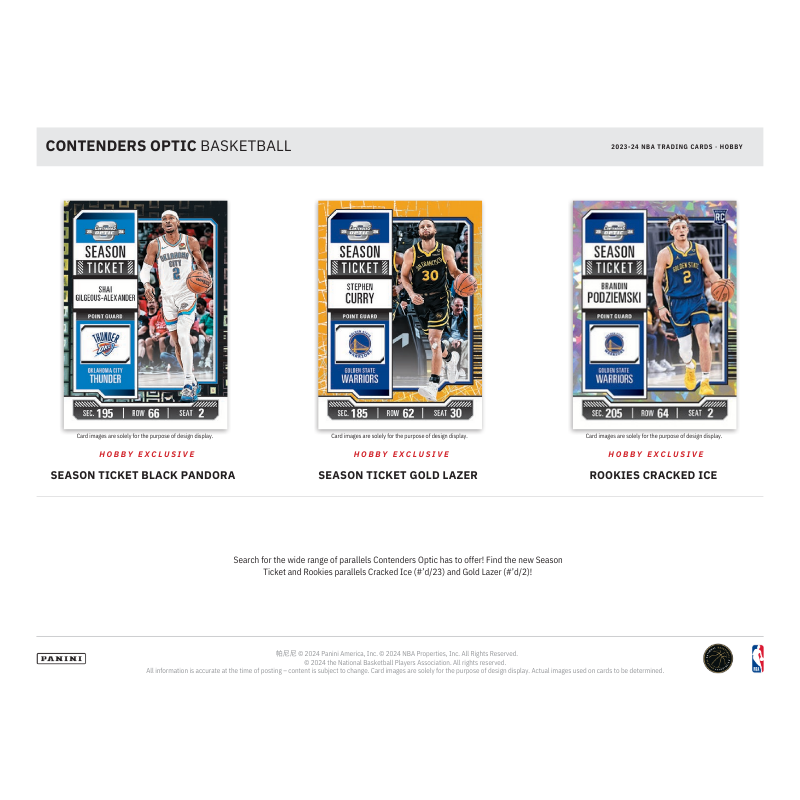 2023/24 Panini Contenders Optic Basketball Hobby Box image 4