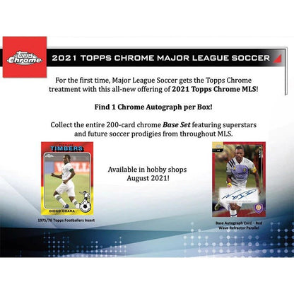 2021 Topps Chrome MLS Soccer Hobby Case (12ct) image 2