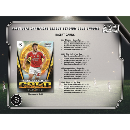 2023/24 Topps Stadium Club Chrome UEFA Soccer Hobby 12 Box Case image 3