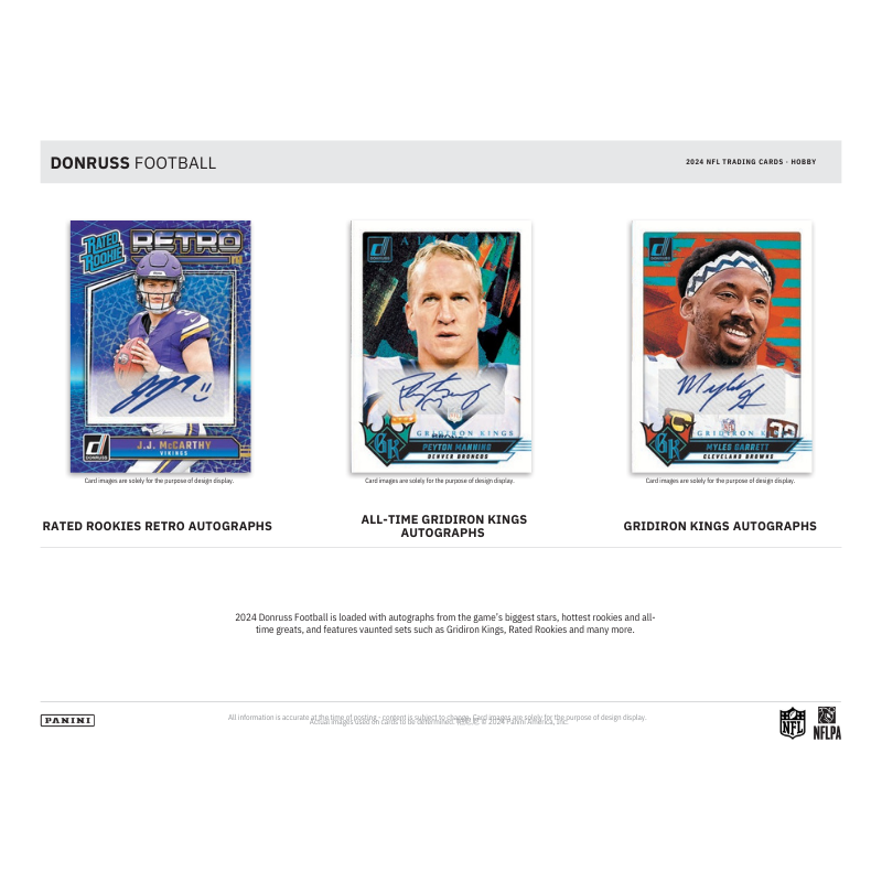 2024 Panini Donruss Football Hobby 18 Box Case image 3