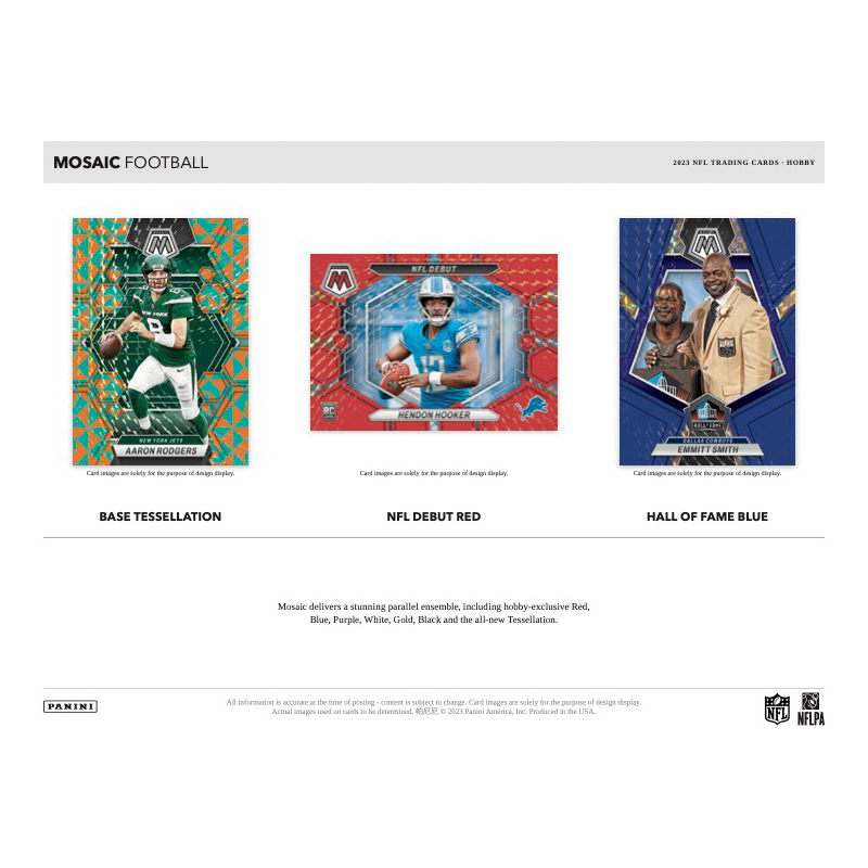 2023 Panini Mosaic Football Hobby Box image 1