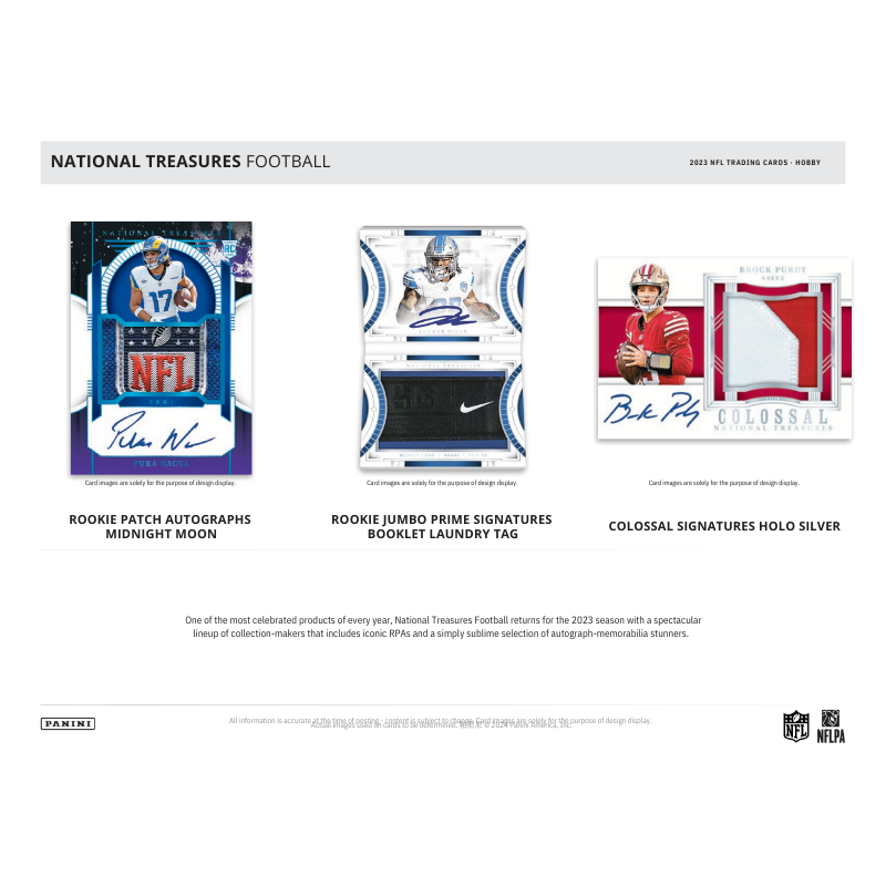 2023 Panini National Treasures Football Hobby Box image 2