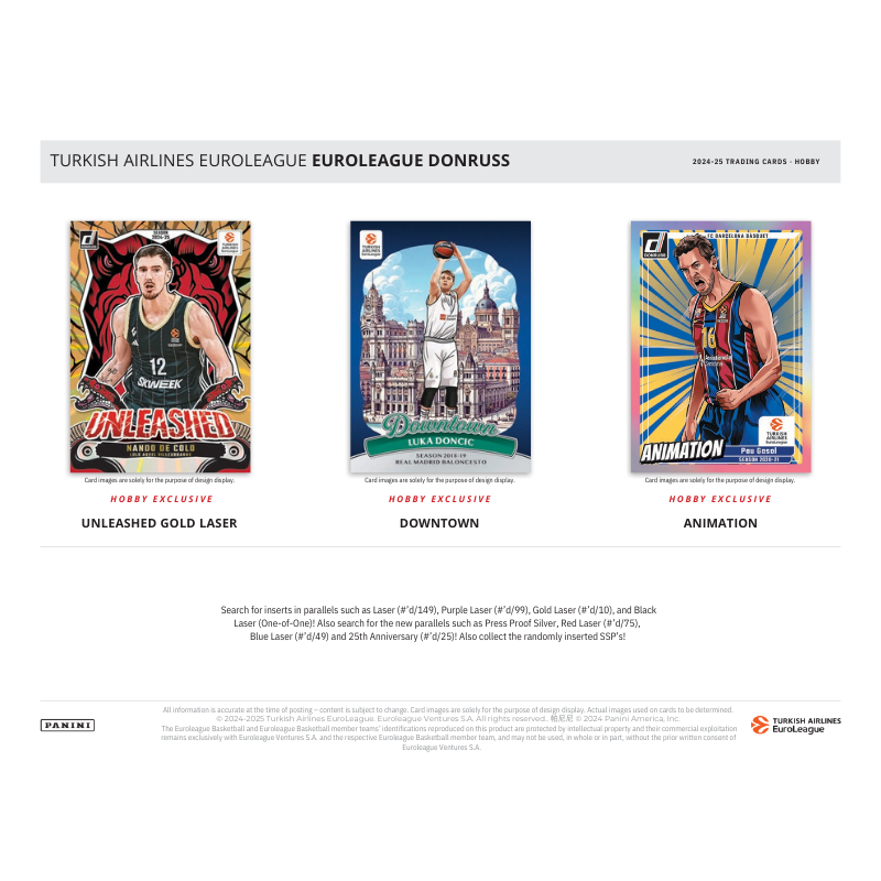 2024/25 Panini Donruss Euroleague Basketball Hobby 12 Box Case image 4