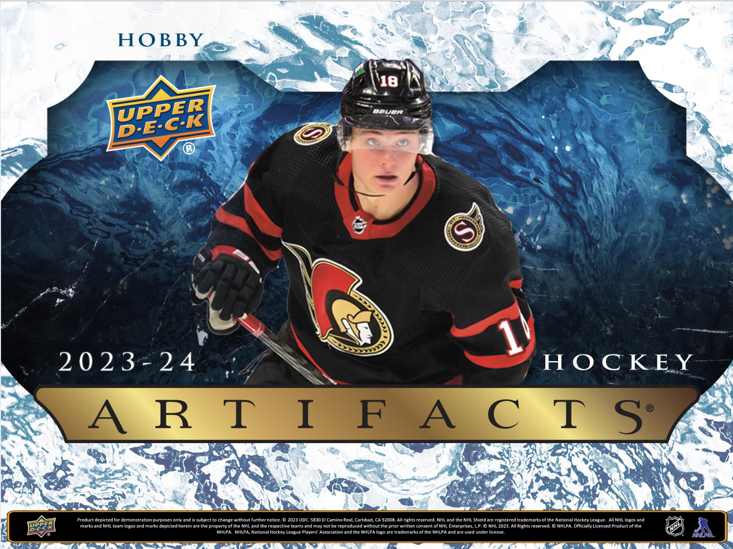 2023-24 Upper Deck Artifacts Hockey Hobby 20 Box Case image 1