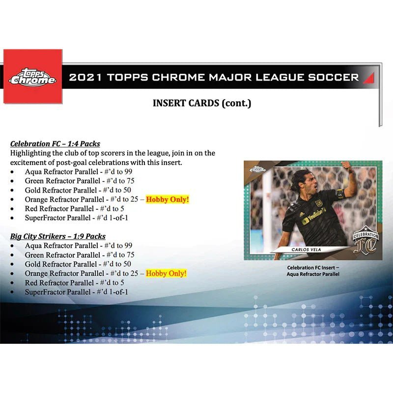 2021 Topps Chrome MLS Soccer Hobby Case (12ct) image 5