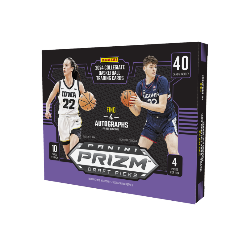 2024/25 Panini Prizm Draft Picks Collegiate Basketball Hobby 16 Box Case image 0
