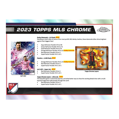 2023 Topps Chrome MLS Soccer Hobby 12 Box Case image 4