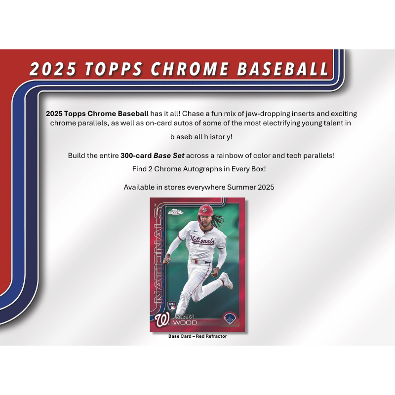 2025 Topps Chrome Baseball Breaker’s Delight Box image 1