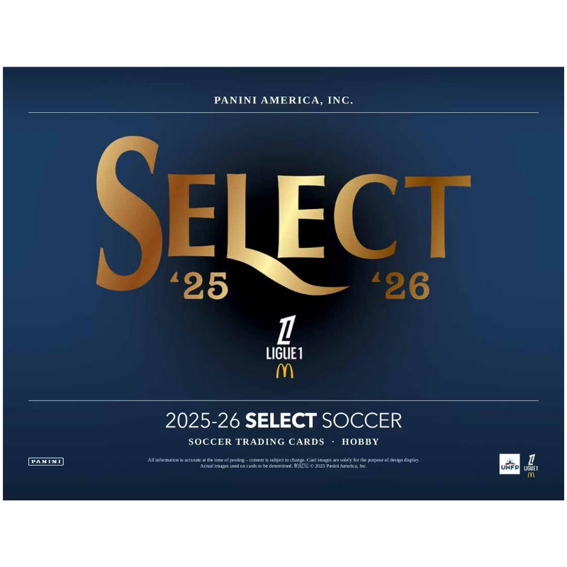 2025/26 Panini Select Ligue 1 Soccer H2 12 Box Case image 1