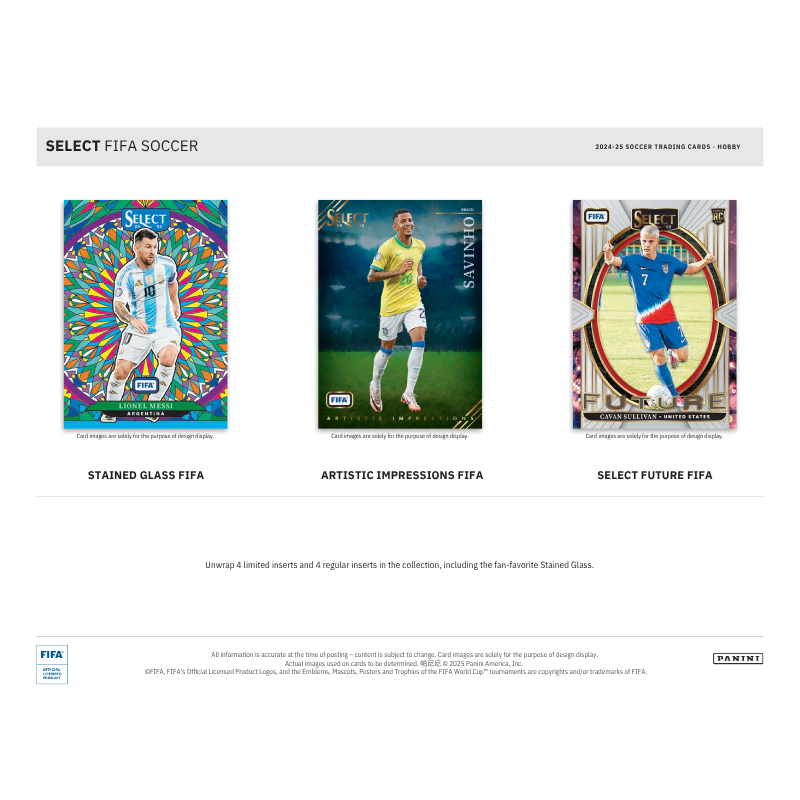 2024/25 Panini Select FIFA Soccer Hobby Box image 3