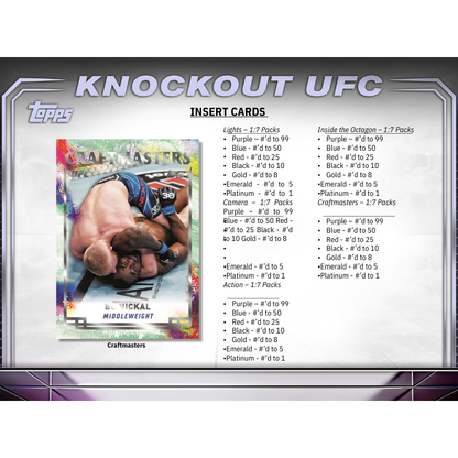 2024 Topps UFC Knockout Hobby Box image 3