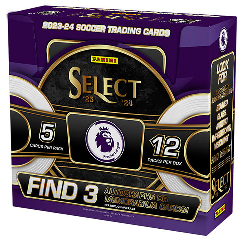 2023/24 Panini Select EPL Soccer Hobby 12 Box Case image 0