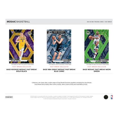 2024/25 Panini Mosaic Basketball Fast Break Box image 2