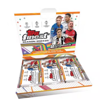 2024/25 Topps UEFA Club Competitions Finest Soccer Hobby Box image 0